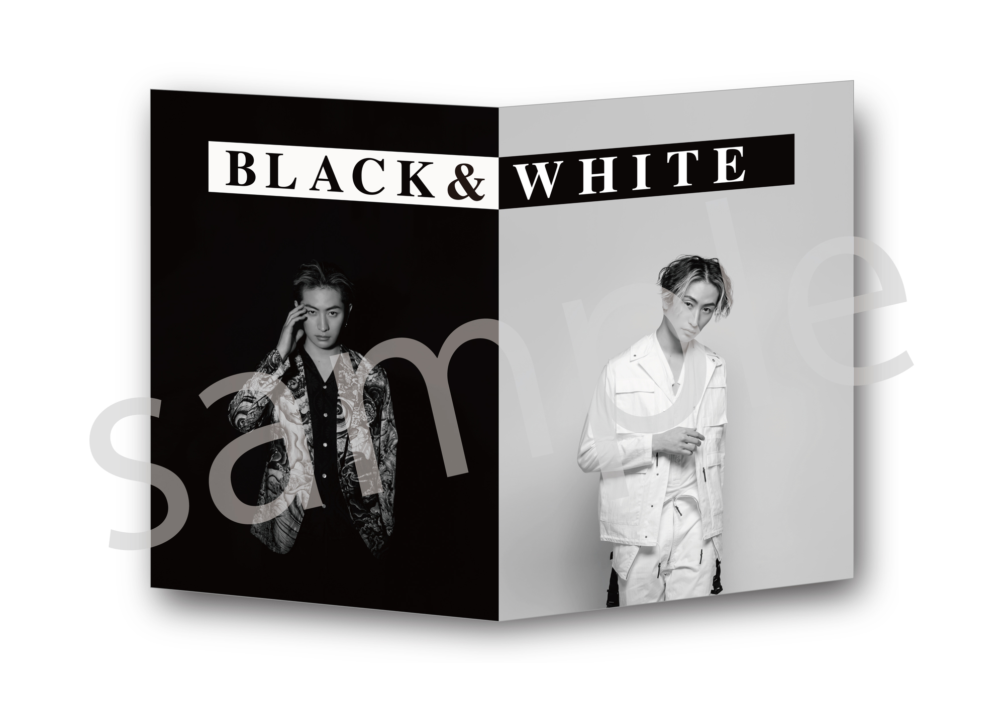 伊万里有2022FANMEETING「BLACK＆WHITE」フォトブック表紙デザイン公開